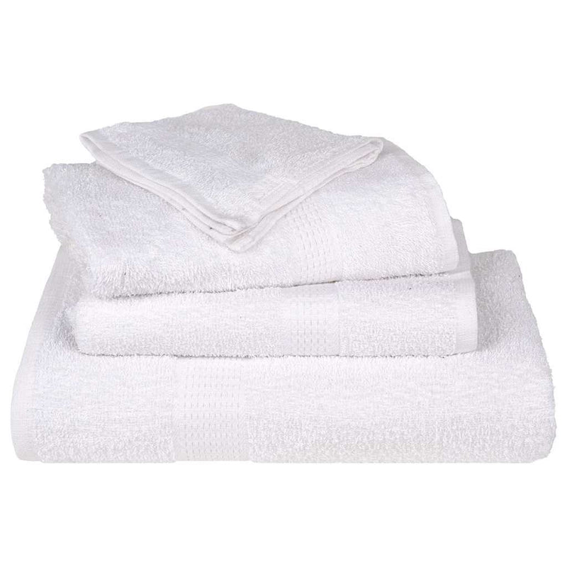 Hand Towels 10 pcs White 50x100 cm 360 gsm 100% Cotton