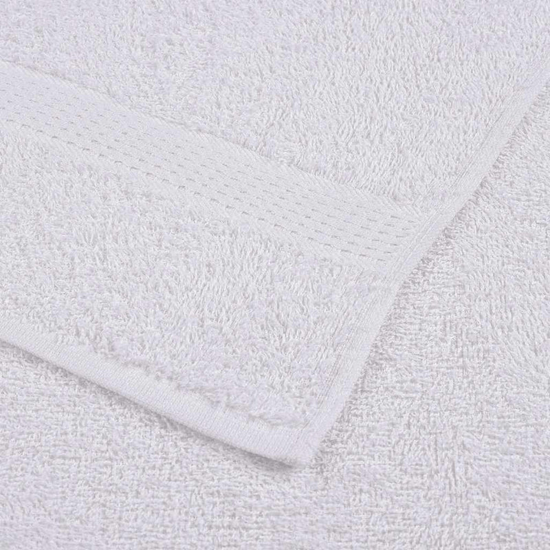 Hand Towels 10 pcs White 50x100 cm 360 gsm 100% Cotton