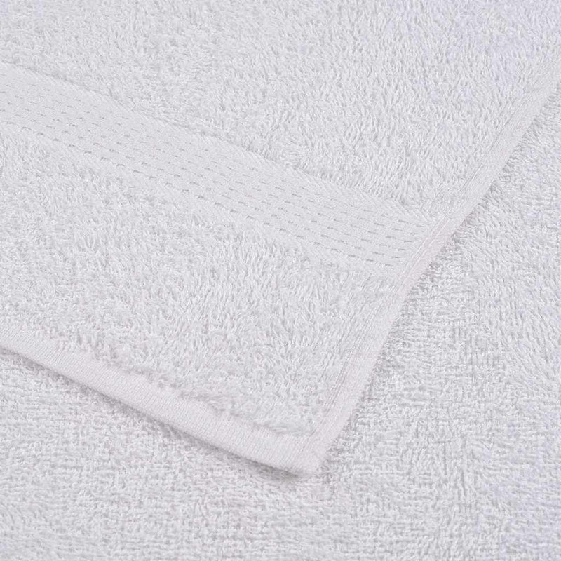 Shower Towels 10 pcs White 70x140 cm 360 gsm 100% Cotton