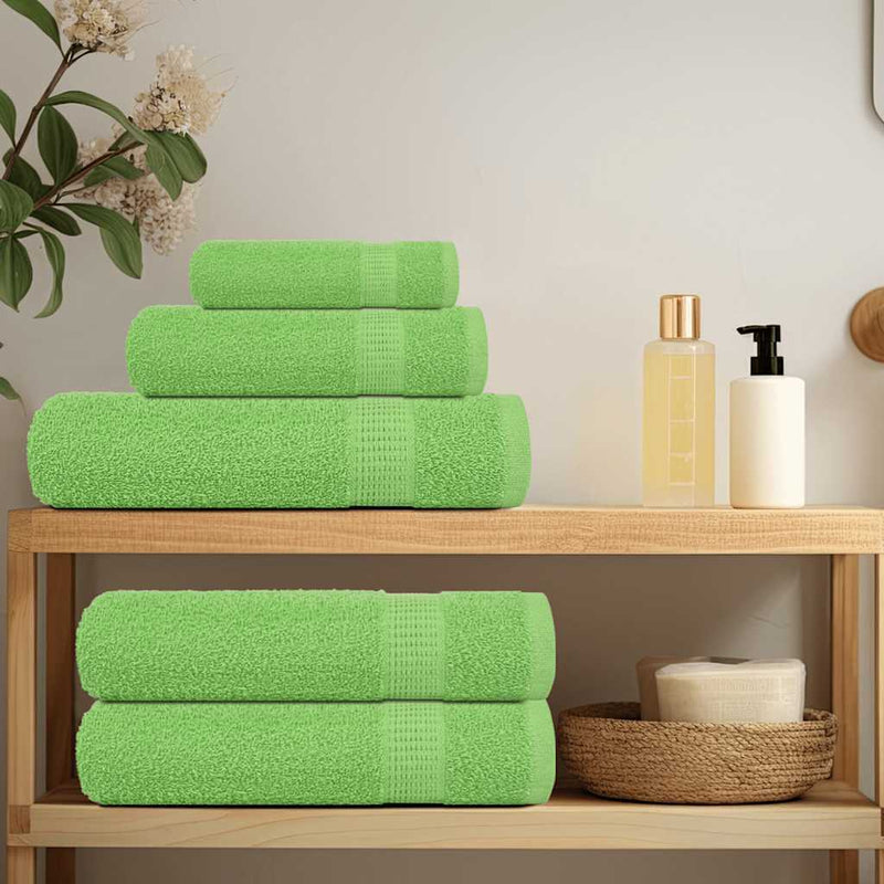 Sauna Towels 2 pcs Apple Green 80x200 cm 360 gsm 100% Cotton