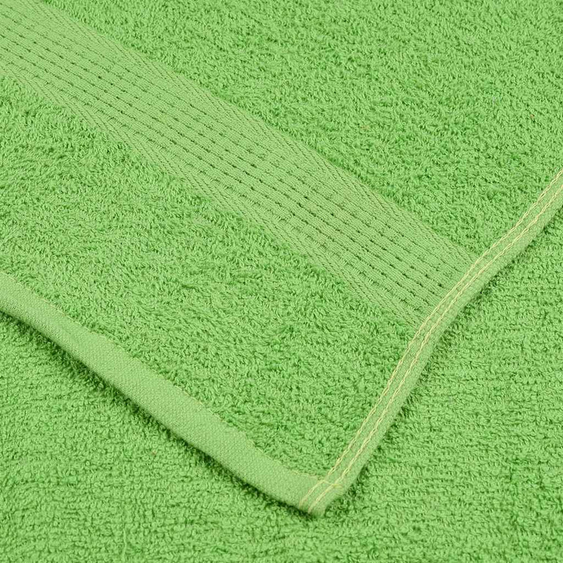 Sauna Towels 2 pcs Apple Green 80x200 cm 360 gsm 100% Cotton