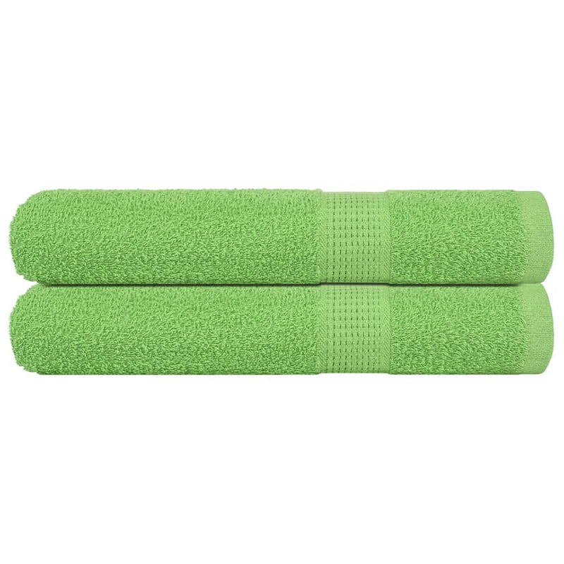 Sauna Towels 2 pcs Apple Green 80x200 cm 360 gsm 100% Cotton