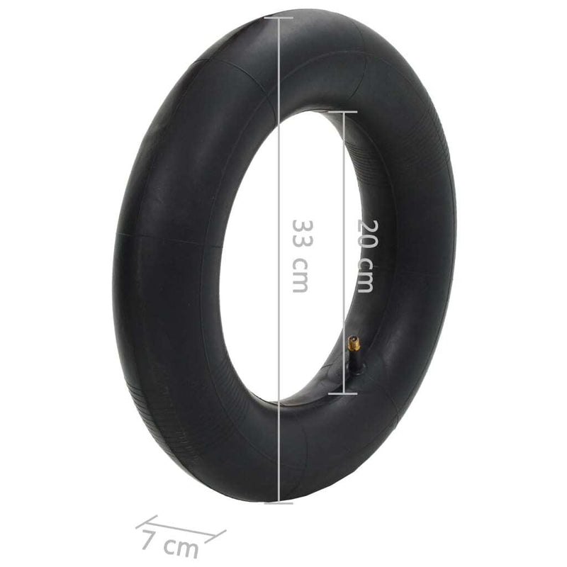 Wheelbarrow Inner Tubes 2 pcs 3.50-8/16x4/4.00-8/400x100 Rubber