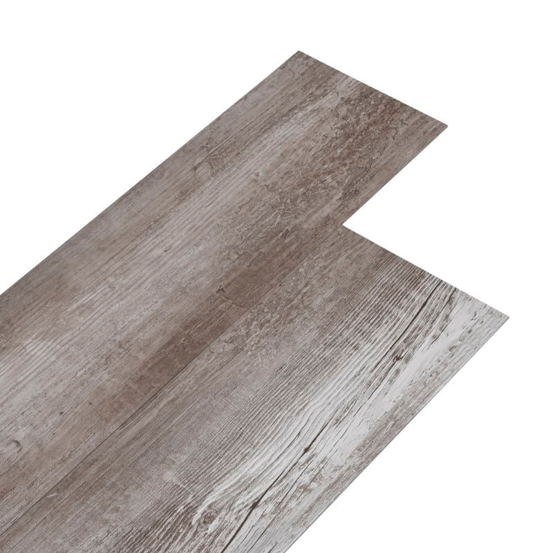 PVC Flooring Planks 5.02 m 2 mm Self-adhesive Matt Wood Brown