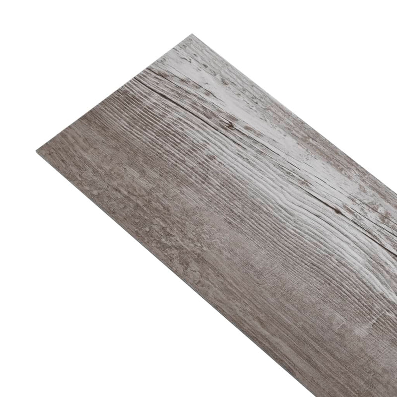 PVC Flooring Planks 5.02 m 2 mm Self-adhesive Matt Wood Brown