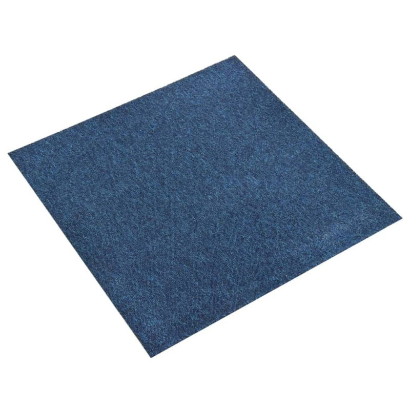 Carpet Floor Tiles 20 pcs 5 m 50x50 cm Dark Blue