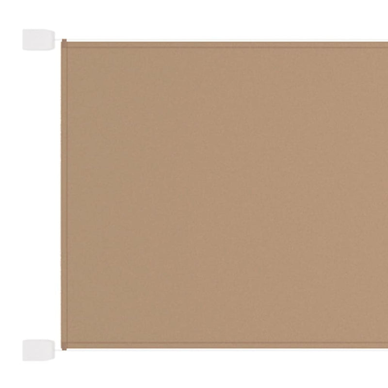 Vertical Awning Taupe 60x420 cm Oxford Fabric