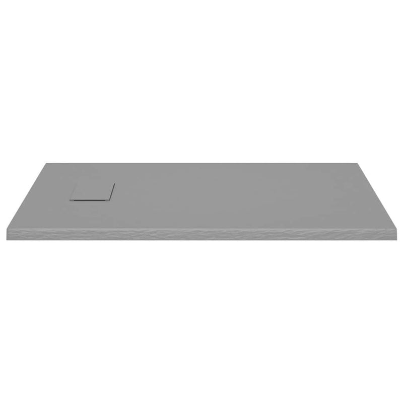 Shower Base Tray SMC Grey 100x70 cm