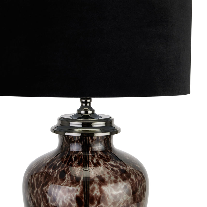 Black Dapple Perugia Lamp