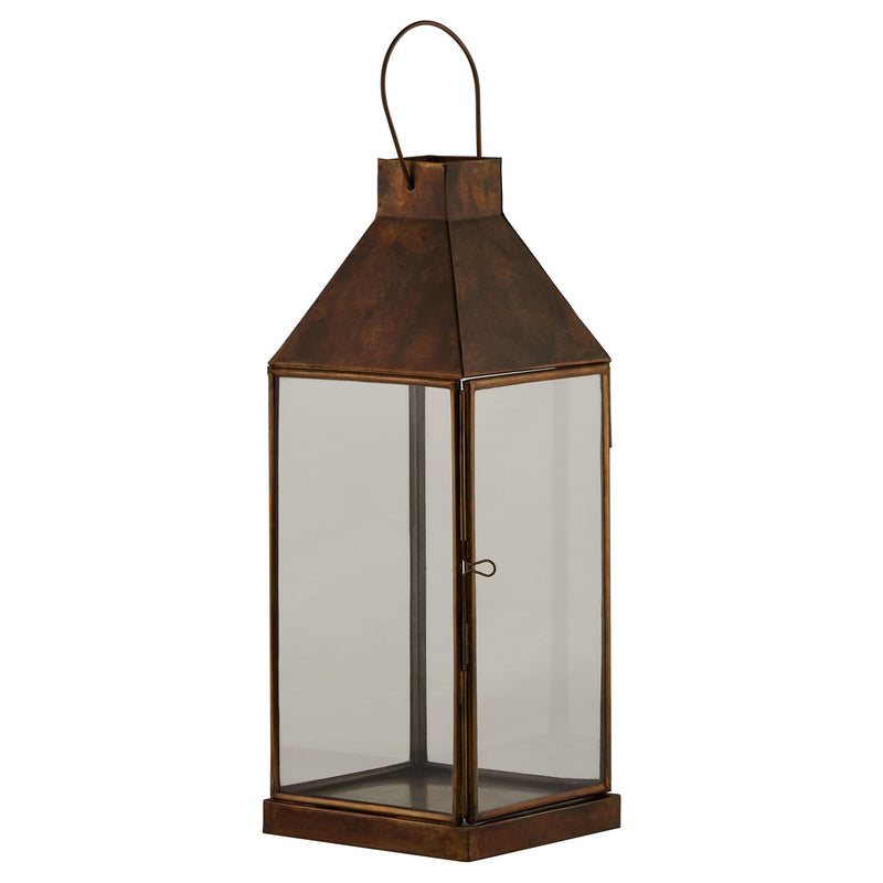 Burnished Brass Small Lantern