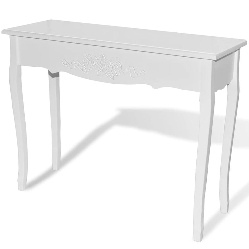 Dressing Console Table White