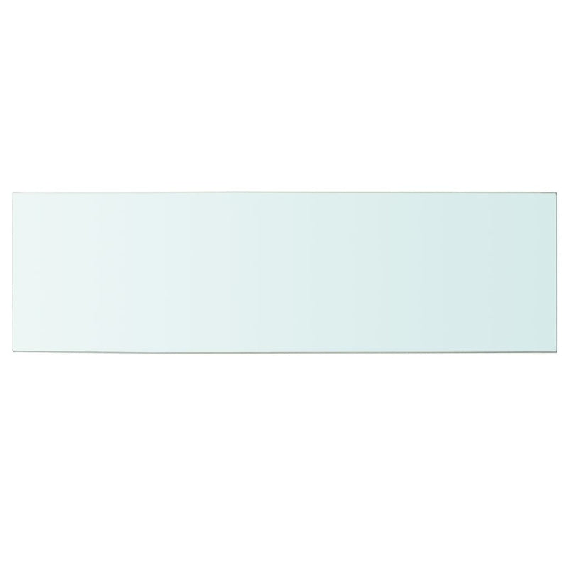 Shelf Panel Glass Clear 100x30 cm