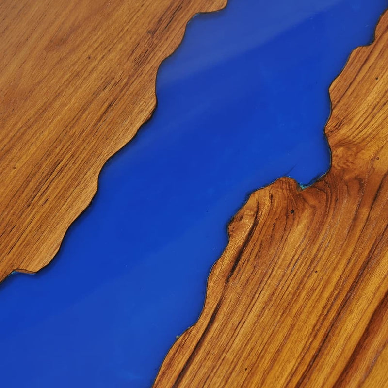 Coffee Table Teak Resin 100x50x40 cm