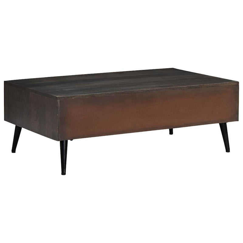 Coffee Table Solid Mango Wood 100x60x35 cm