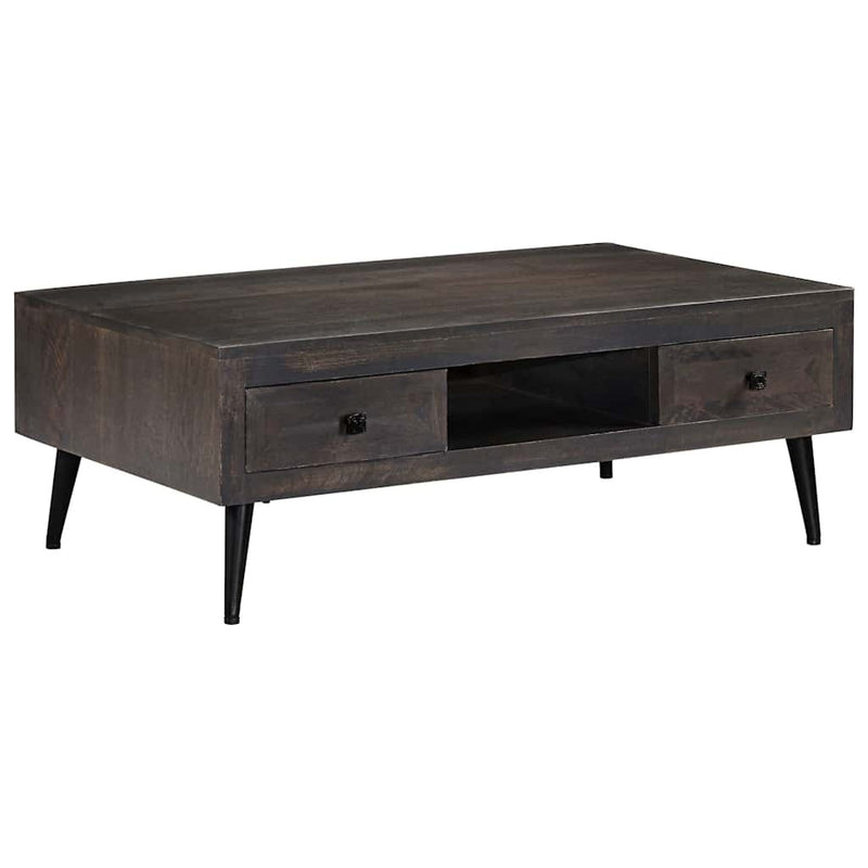 Coffee Table Solid Mango Wood 100x60x35 cm