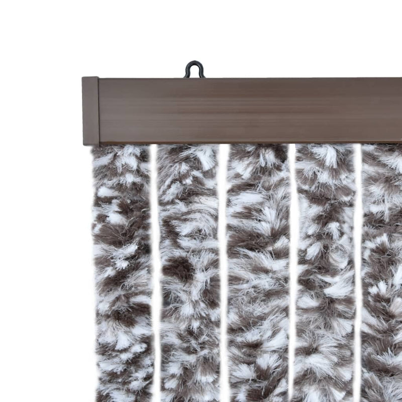 Insect Curtain Brown and Beige 56x185 cm Chenille