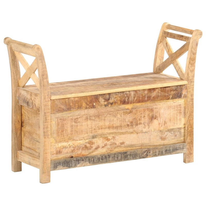 Hall Bench 103x33x72 cm Solid Mango Wood