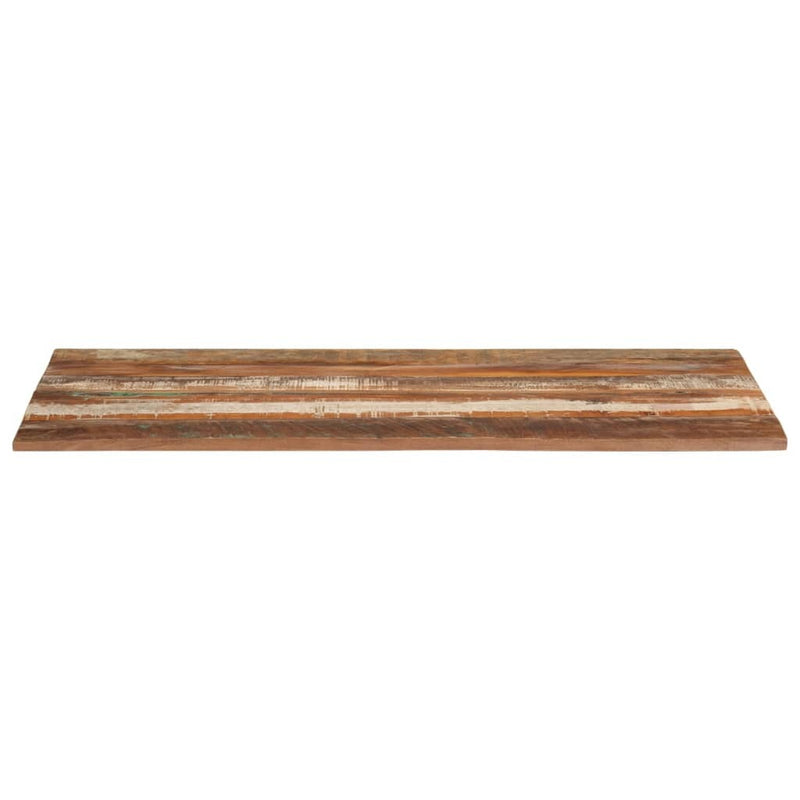 Rectangular Table Top 60x100 cm 15-16 mm Solid Reclaimed Wood