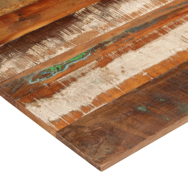 Rectangular Table Top 60x100 cm 15-16 mm Solid Reclaimed Wood