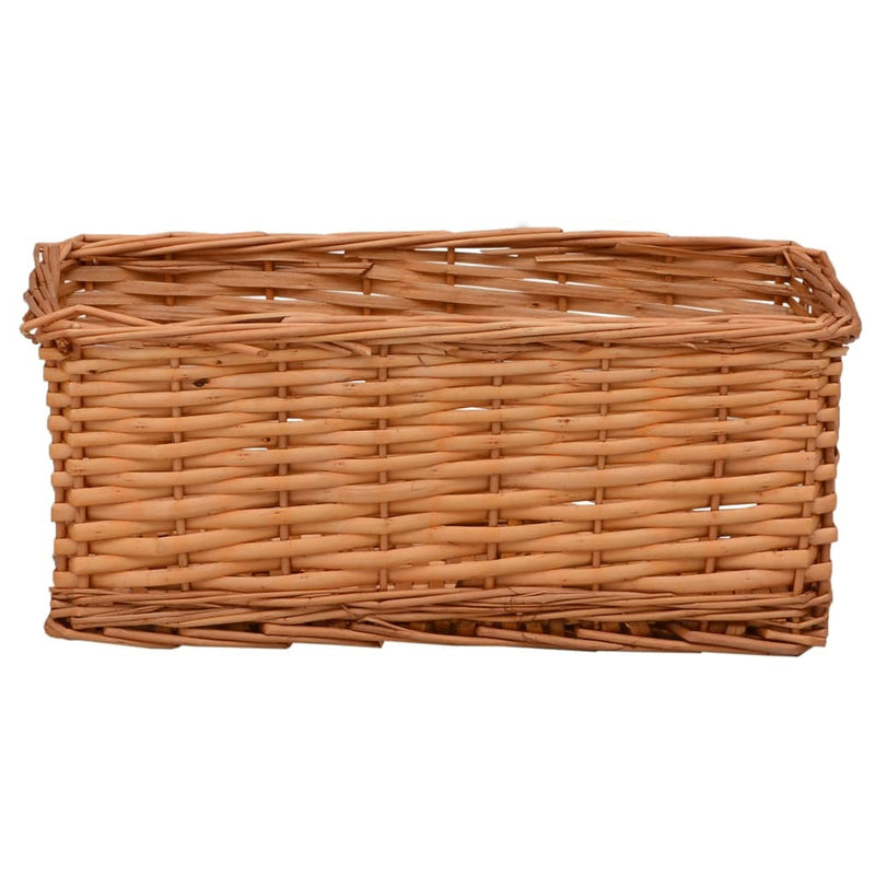 4 Piece Nesting Basket Set Brown Willow