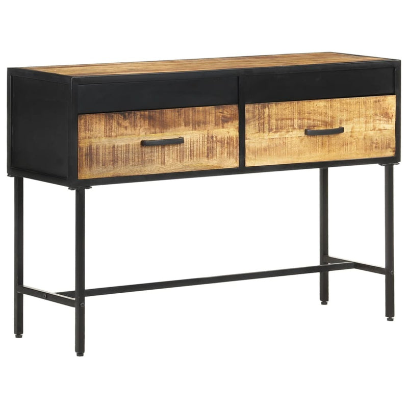 Console Table 110x35x75 cm Rough Mango Wood