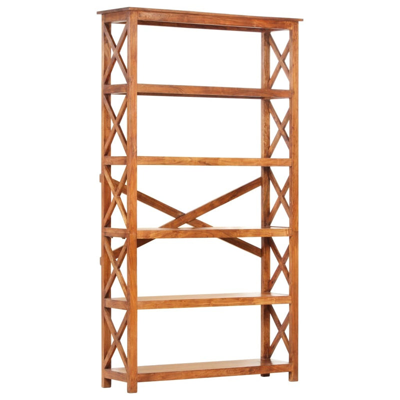 Bookshelf 100x30x180 cm Solid Acacia Wood Honey Finish