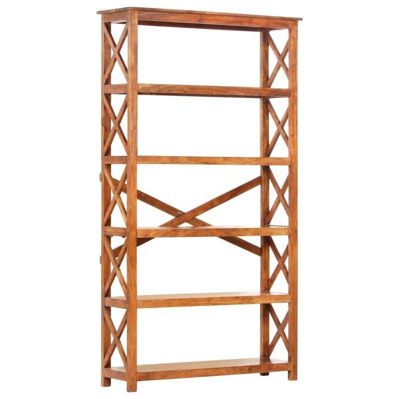 Bookshelf 100x30x180 cm Solid Acacia Wood Honey Finish