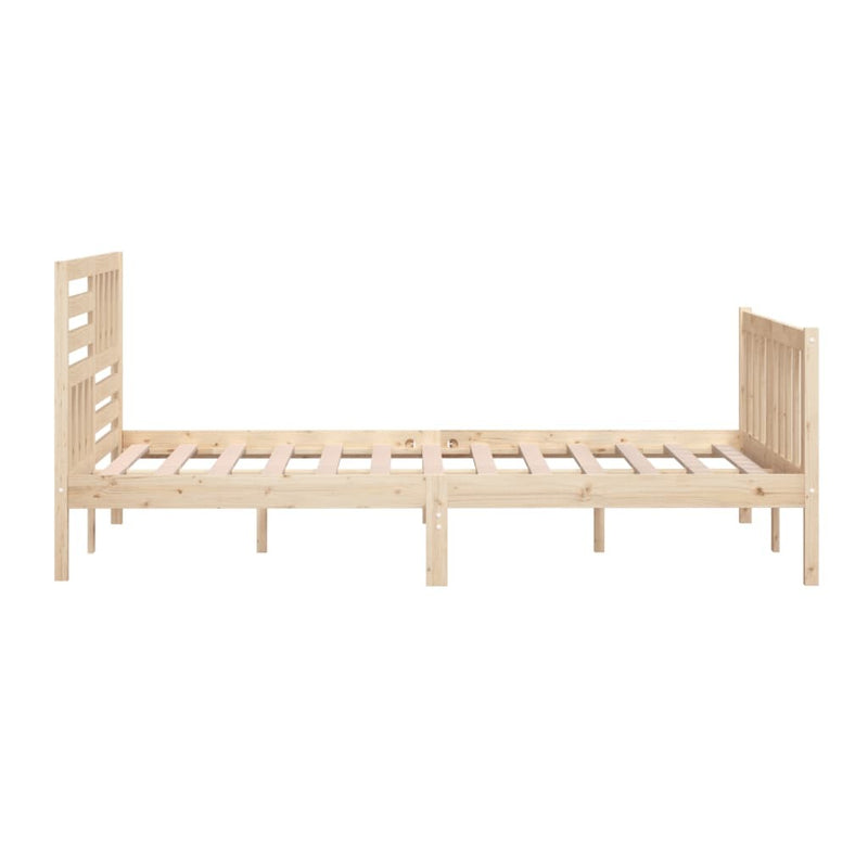 Bed Frame without Mattress Super King Solid Wood