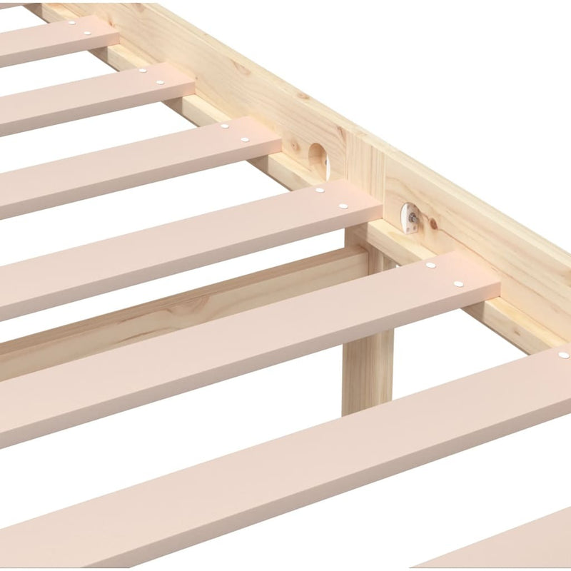 Bed Frame without Mattress Super King Solid Wood