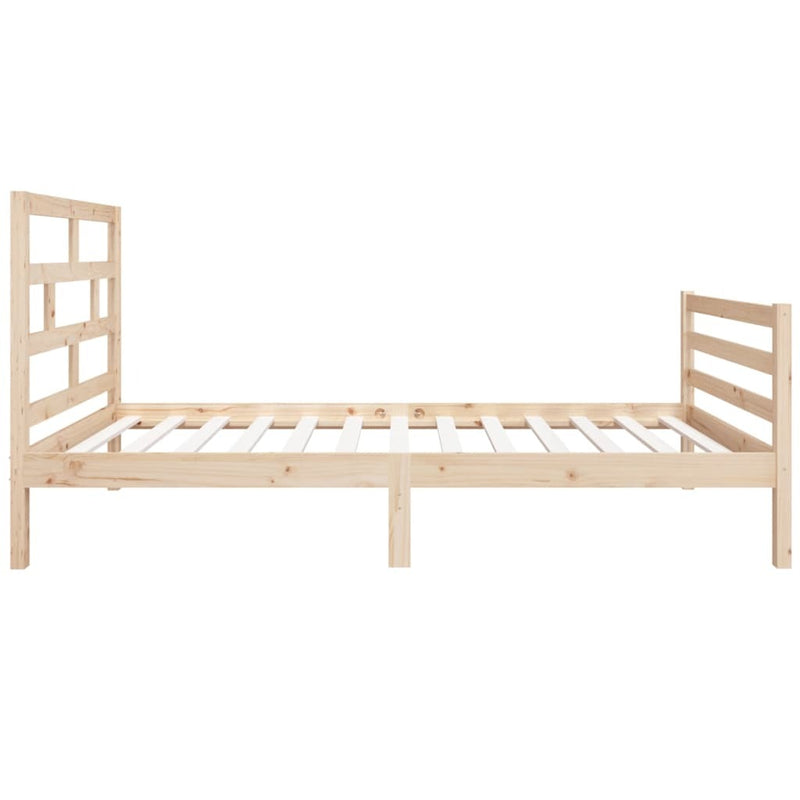 Bed Frame without Mattress 90x190 cm Single Single Solid Wood