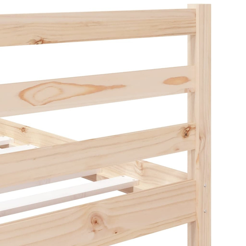 Bed Frame without Mattress 90x190 cm Single Single Solid Wood