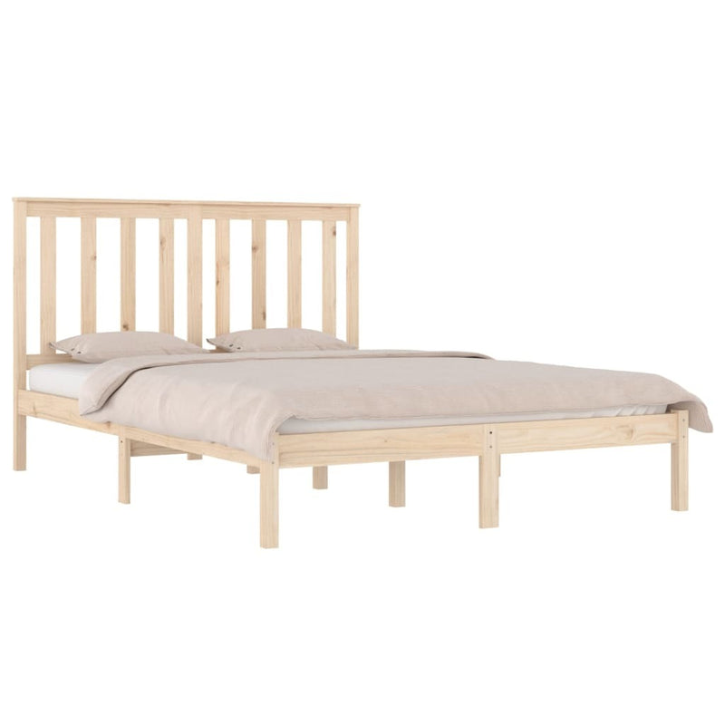 3103838  Bed Frame without Mattress Solid Wood 120x200 cm (810012+818510)