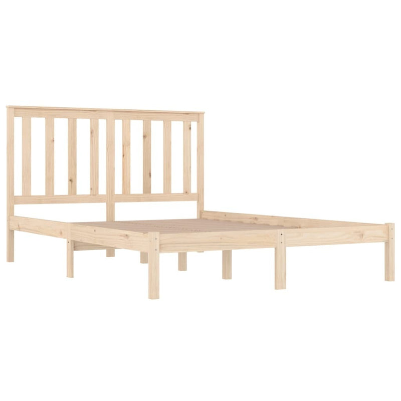 3103838  Bed Frame without Mattress Solid Wood 120x200 cm (810012+818510)