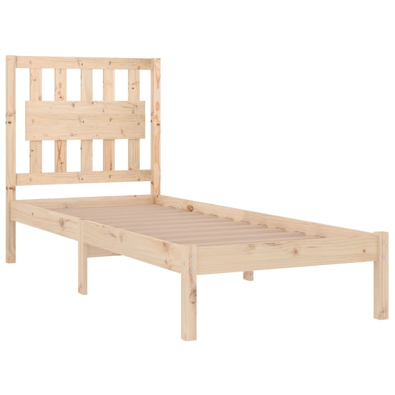 3103918  Bed Frame without Mattress Solid Wood 90x200 cm (810002+818550)