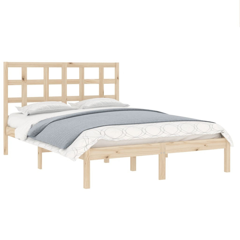 Bed Frame without Mattress 120x190 cm Small Double Solid Wood