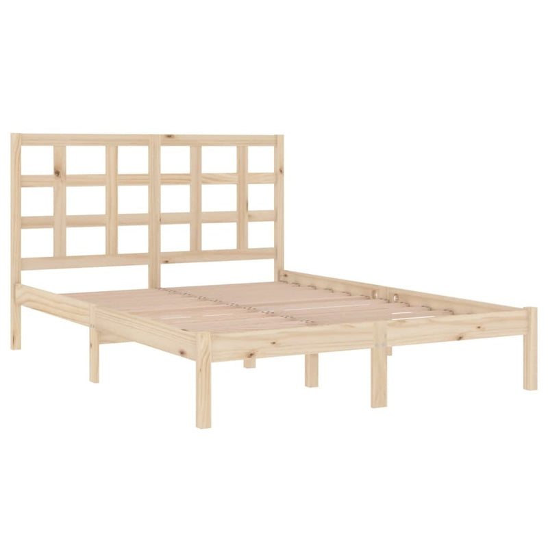 Bed Frame without Mattress 120x190 cm Small Double Solid Wood