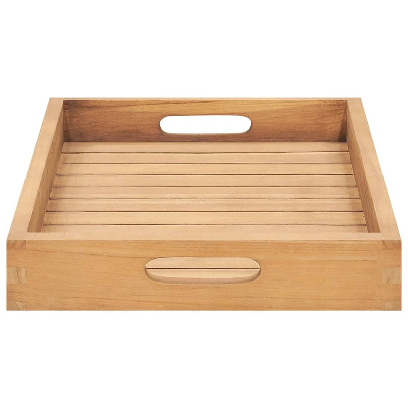 Serving Tray 60x35 cm Solid Teak Wood