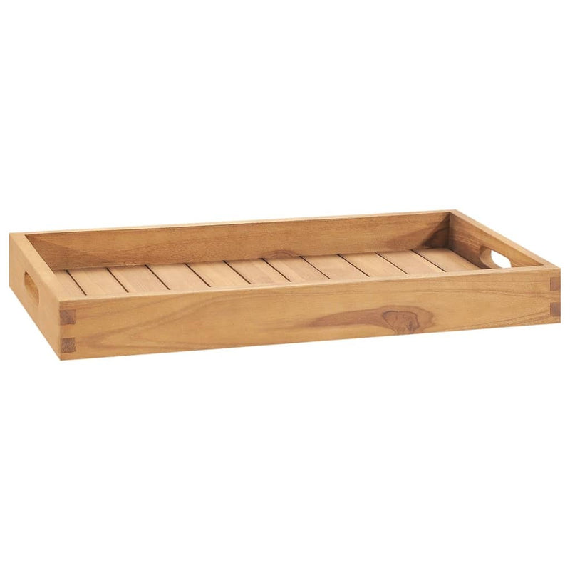 Serving Tray 60x35 cm Solid Teak Wood