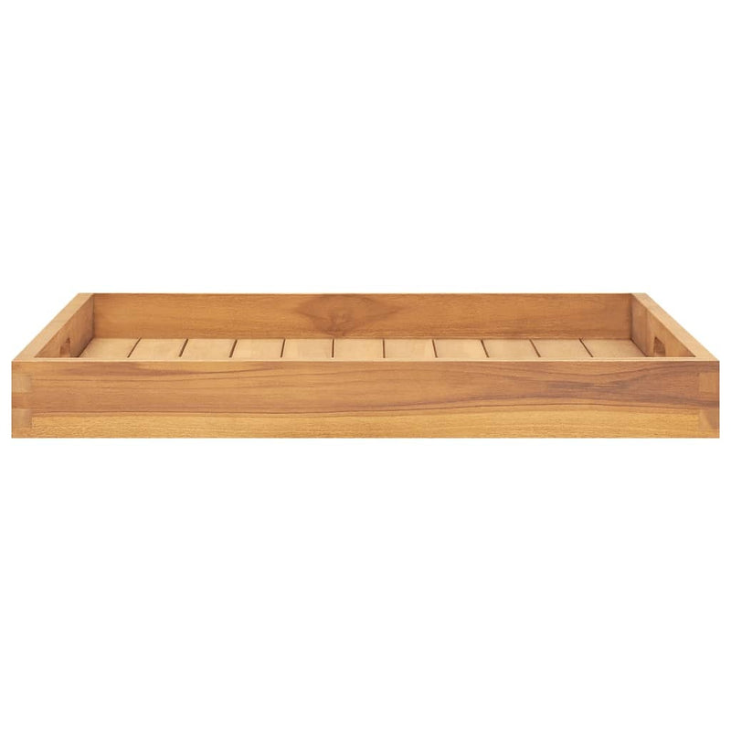 Serving Tray 60x60 cm Solid Teak Wood