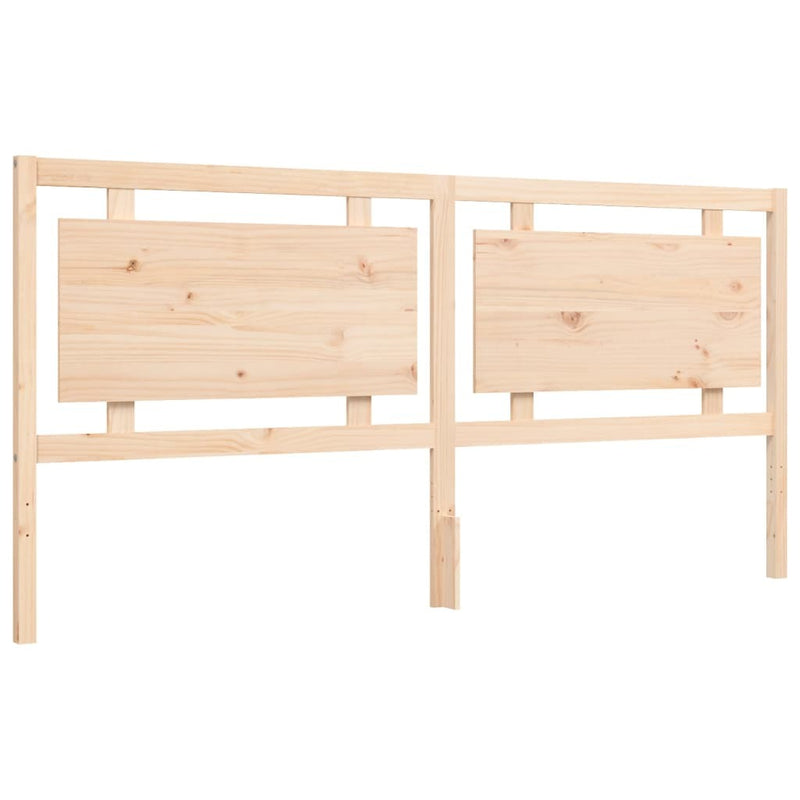 Bed Frame without Mattress 200x200 cm Solid Wood Pine