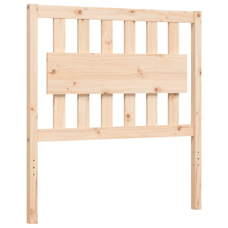 Bed Frame without Mattress Single Solid Wood Pine