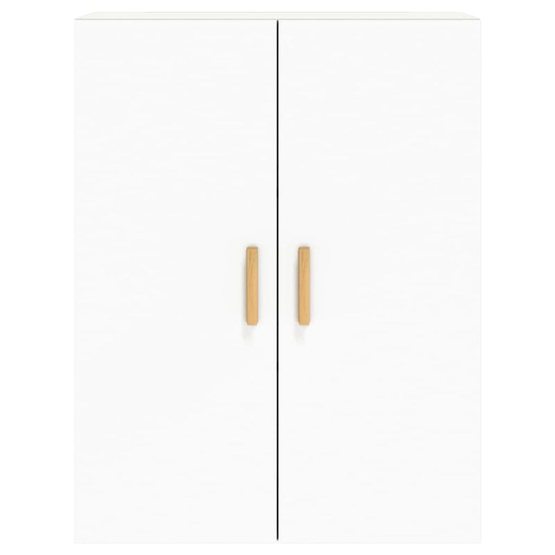 Wall Mounted Cabinets 2 pcs White Engineered Wood