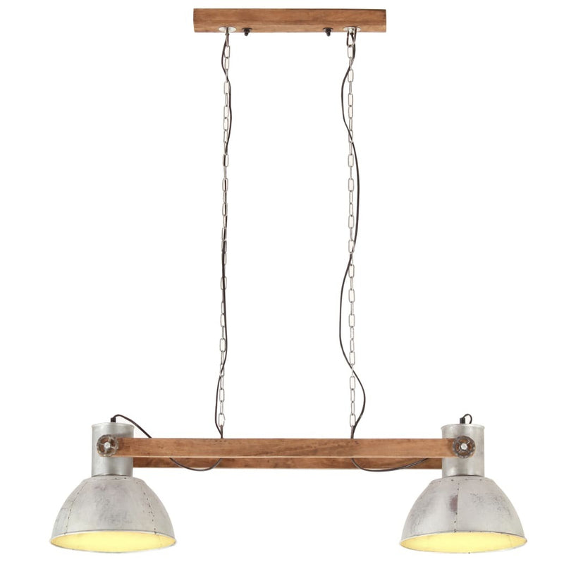 Industrial Hanging Lamp 25 W Silver 109 cm E27