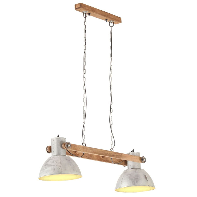 Industrial Hanging Lamp 25 W Silver 109 cm E27