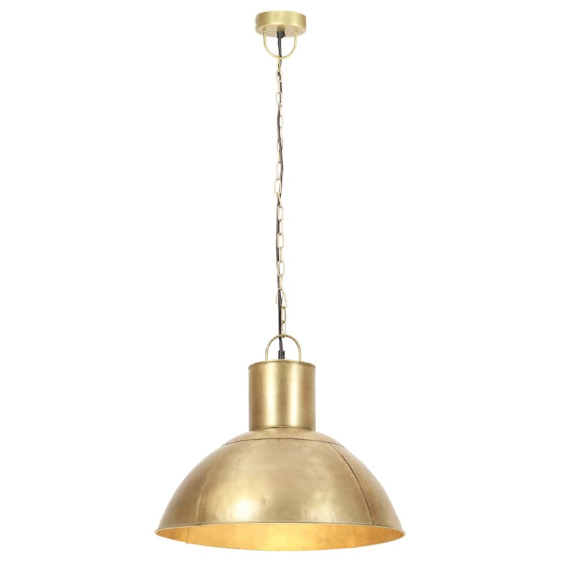 Hanging Lamp 25 W Brass Round 48 cm E27