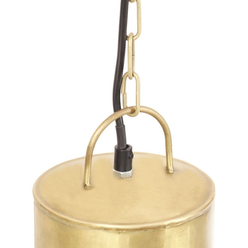 Hanging Lamp 25 W Brass Round 48 cm E27