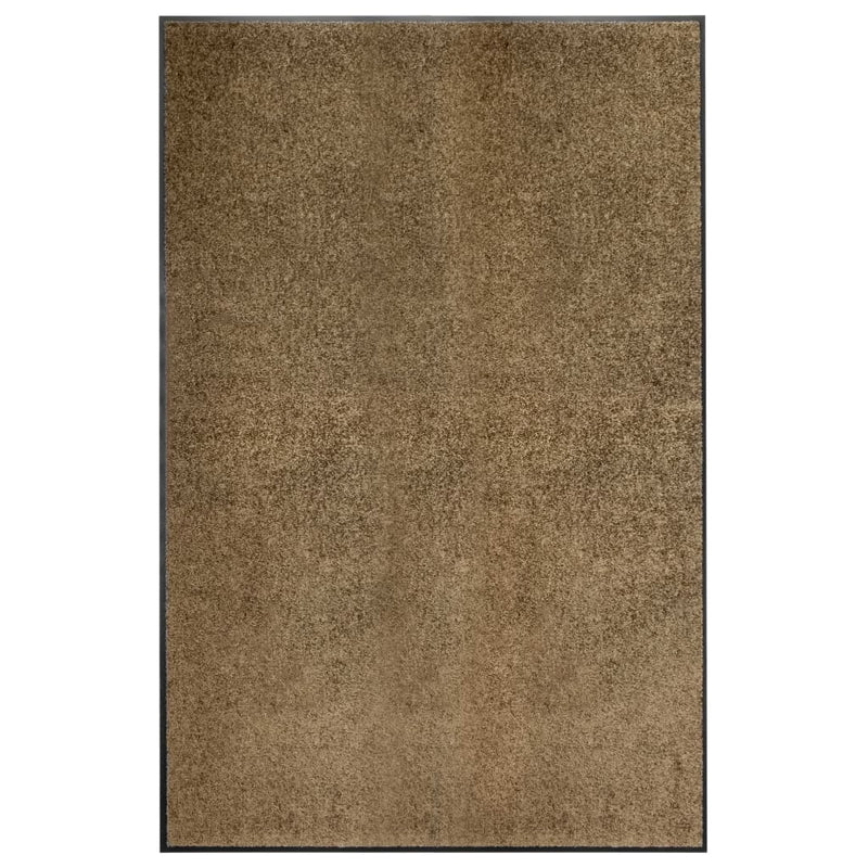 Doormat Washable Brown 120x180 cm