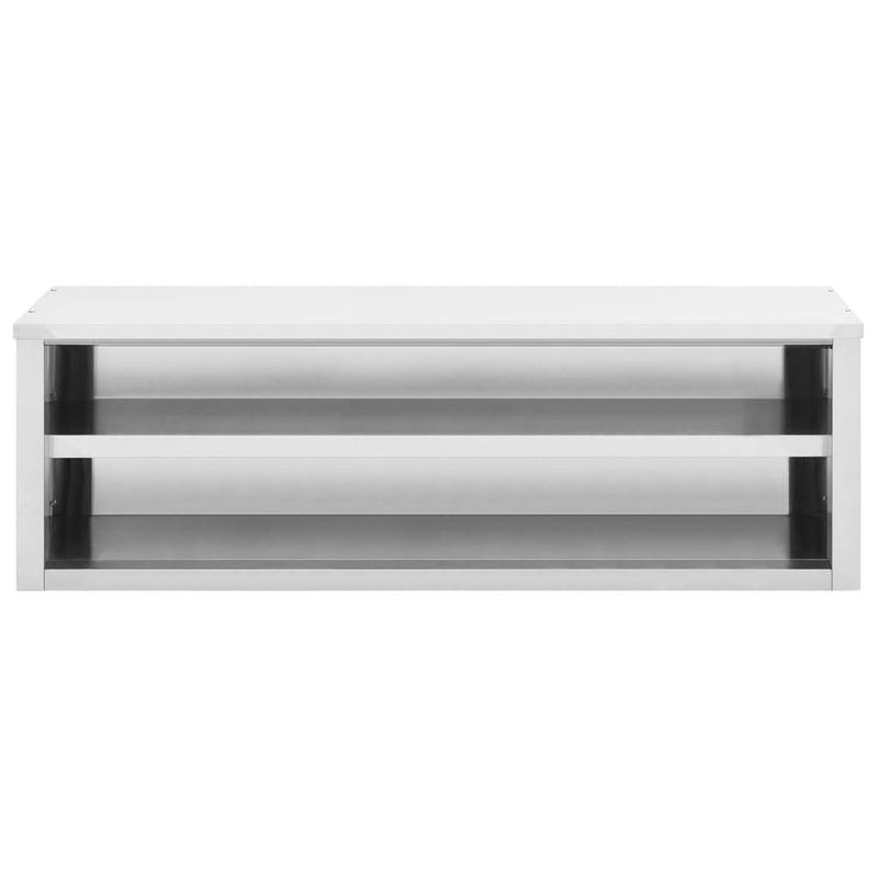 vidaXL Kitchen Wall Cabinet 150x40x50 cm Stainless Steel