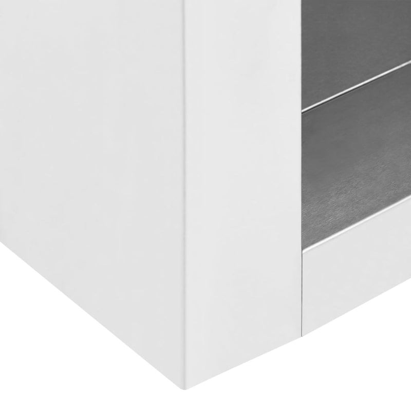 vidaXL Kitchen Wall Cabinet 150x40x50 cm Stainless Steel