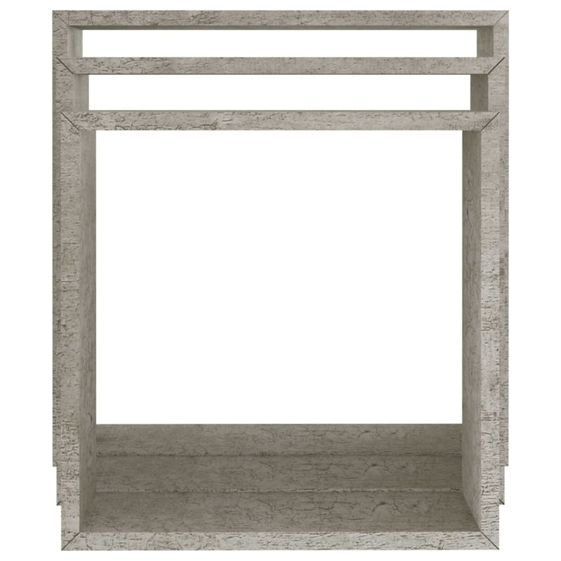 Wall Cube Shelves 3 pcs Concrete Grey